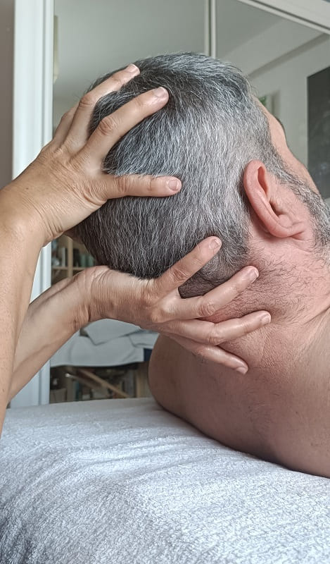 Quiromasaje para contracturas musculares, dolor o rigidez en cuello